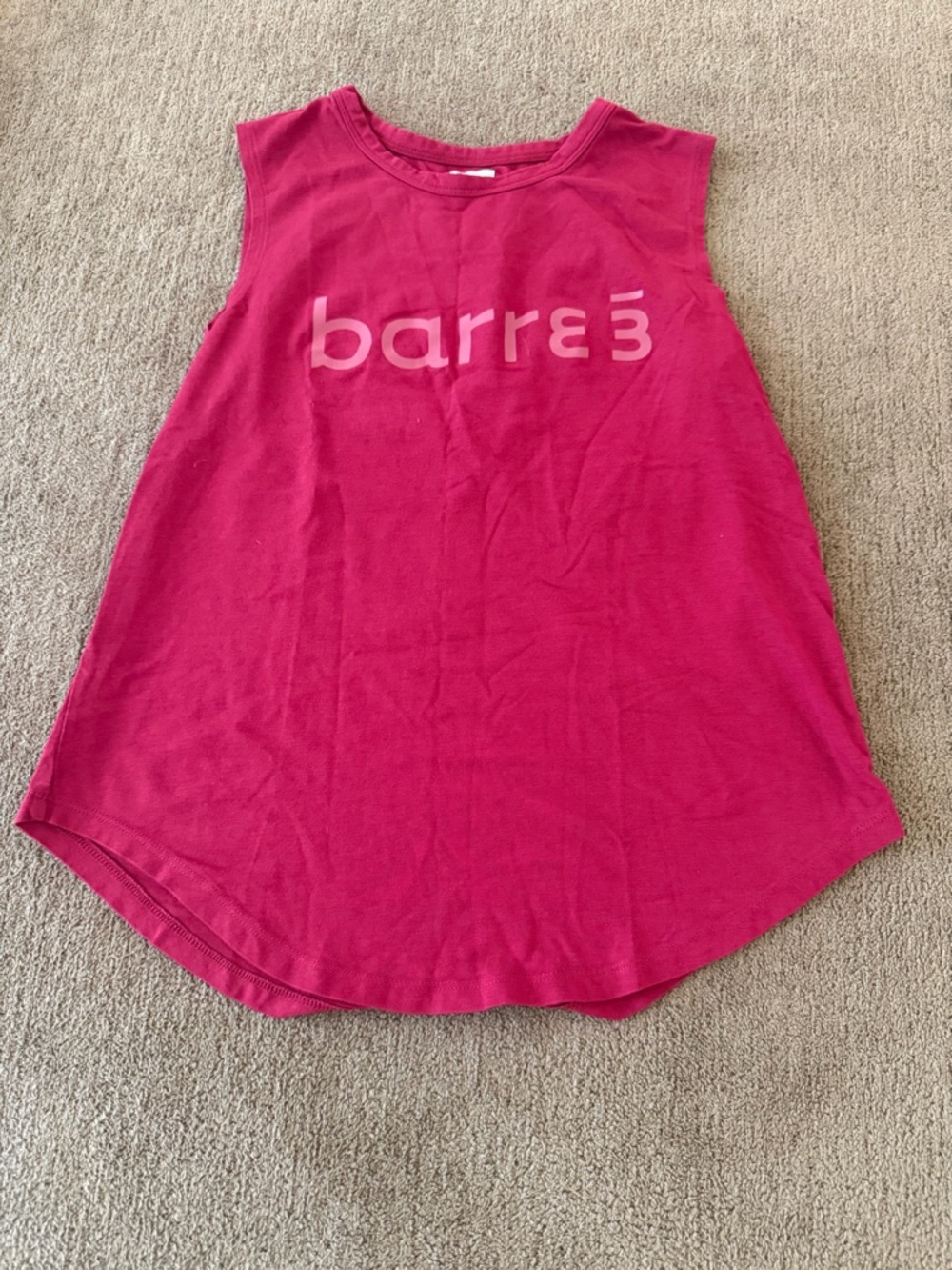 Barre3 Tank - Like New - Size S - Cranberry